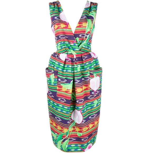 Stella Jean Dresses & Skirts - NWT Stella Jean Radish Print Fit & Flare Dress IT 40/US XS